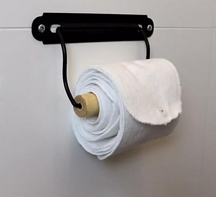 This Reusable Toilet Paper Snaps Together and Can Be Used Over and Over
