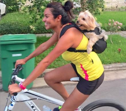 dog backpack carrier for bike riding