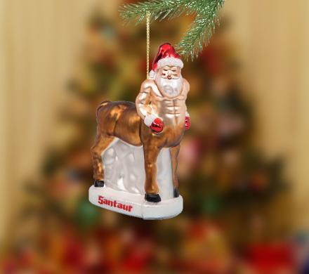 Santaur Christmas Tree Ornament