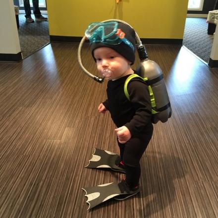 These Scuba Diver Toddler Costumes Are Too Adorable And Actually Easy To Make