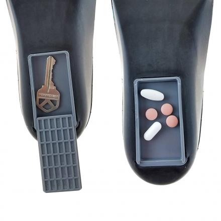 These Secret Storage Shoe Insoles Let You Covertly Hide Your Personal Items