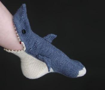 These Amazing Shark Socks Are Made To Look Like They're Biting Your Feet