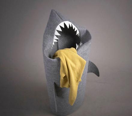 Shark Shaped Laundry Hamper or Toy Basket