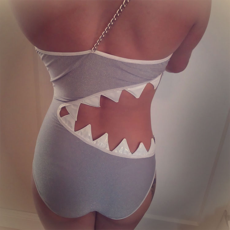 Shark Bite Swimsuit - Best Mama Shark Costume