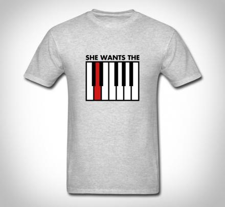 She Wants The D Piano T-Shirt