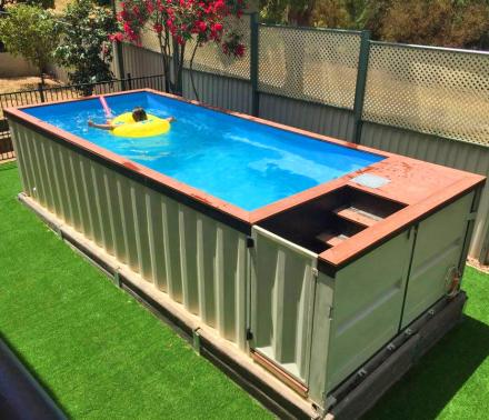 This Company Makes Pools Out Of Shipping Containers, and They Install In Less Than a Day
