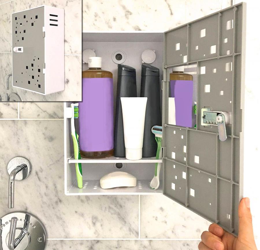 Shlocker: Lockable Shower Box Keeps Roommates From Stealing Shampoo