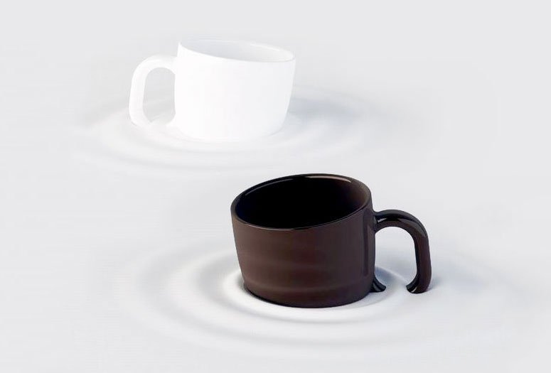 Sinking Into Table Coffee Mug