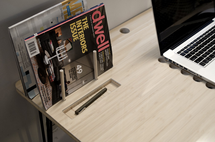 Slatepro A Minimal Bamboo Desk Made Specifically For Techies