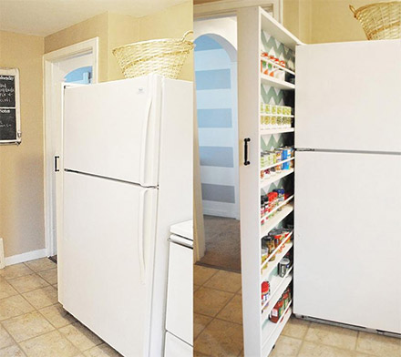 Super Thin Slide Out Pantry That Uses Just 6 Inches Of Space