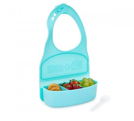 Snack and Go Travel Bib - Snack Holding Bib