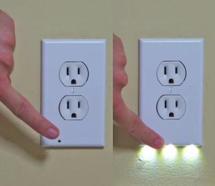 These Genius Outlet Covers Have Built-In LED Night Lights