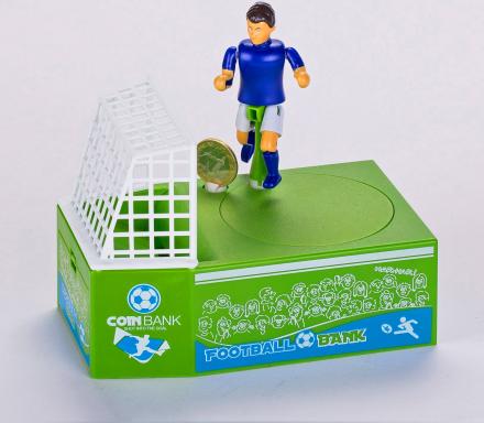 Soccer Kicking Coin Bank (Football)