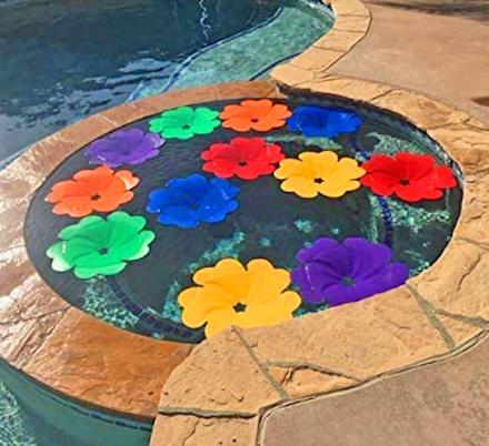 These Solar Pool Flowers Absorb Sunlight To Heat Up Your Pool Water