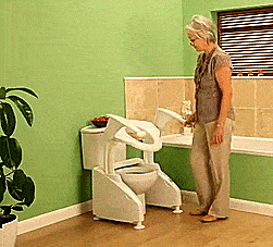 Solo Toilet Lift Helps Elderly On and Off Toilet