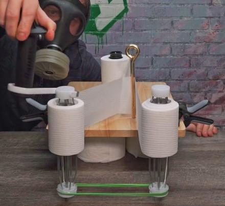 Someone Made a TP-Splitter Machine That Turns Your 2-Ply Toilet Paper Into Two Rolls