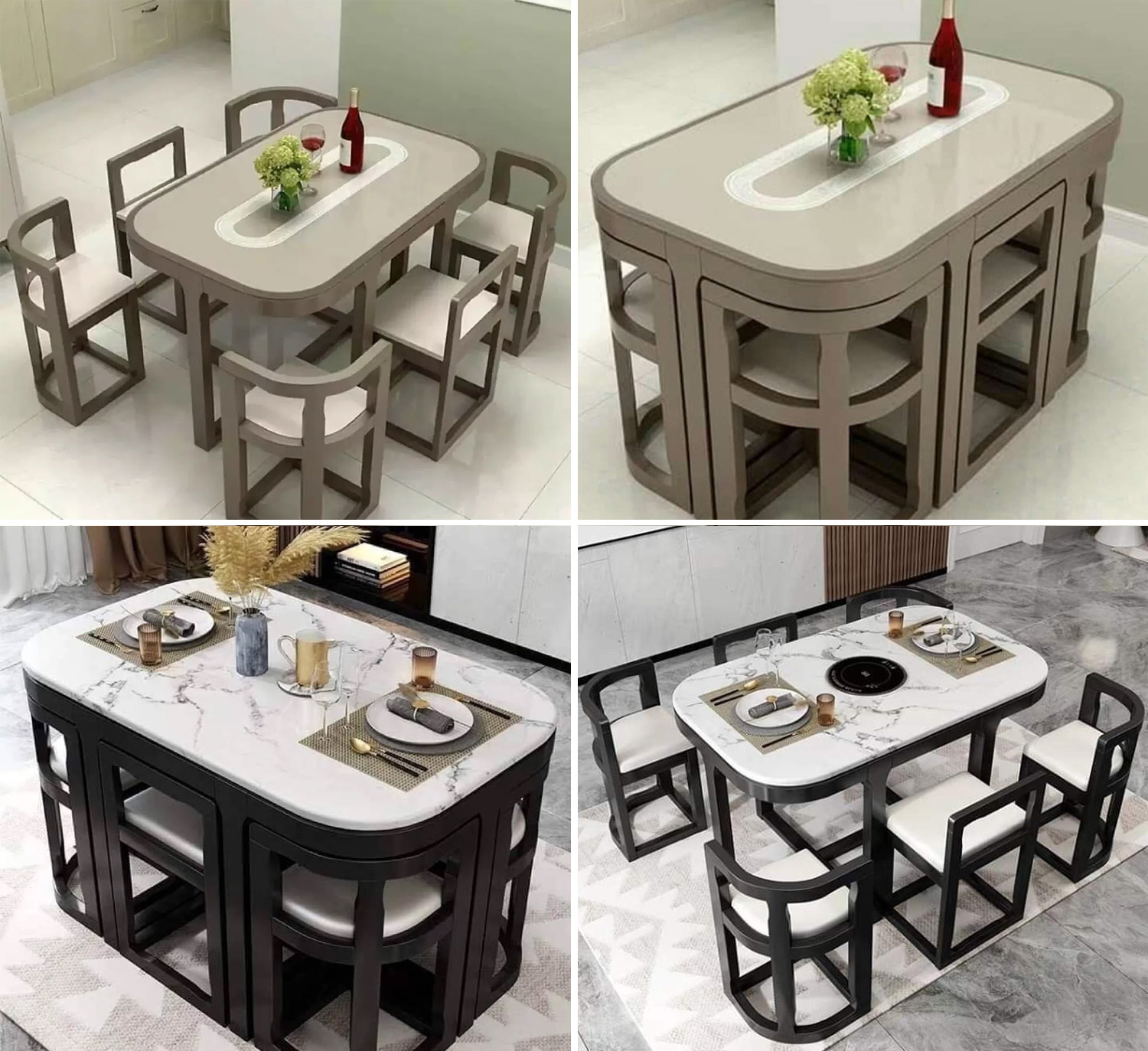 Compact Dining Table For 6 / Small Dining Room Sets Living Spaces - We ...