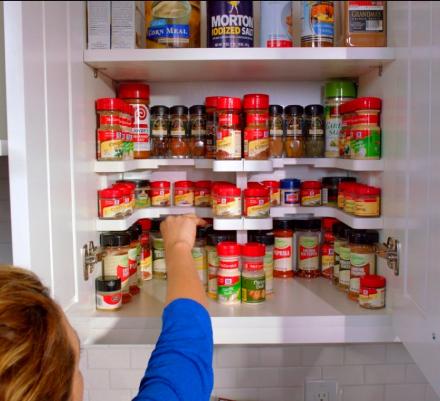 Spicy Shelf Helps Organize Spice Cabinets, Medicine Cabinets, and More
