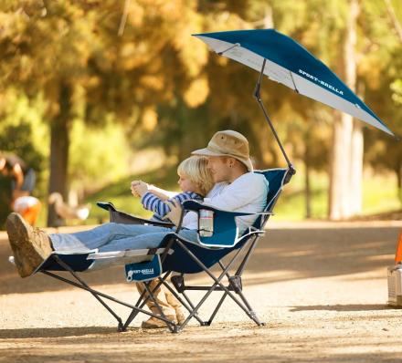 Fold up 2024 chair with umbrella