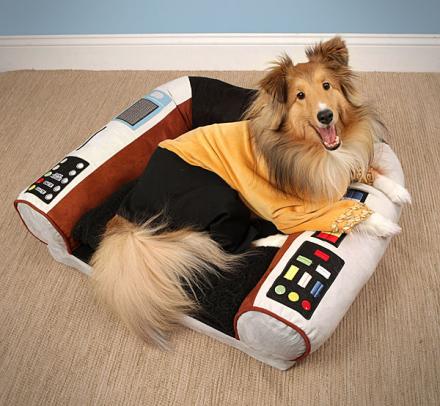 Star Trek Captain's Chair Dog Bed