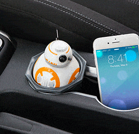 Star Wars Animated BB-8 USB Car Charger