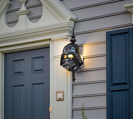 This Star Wars Darth Vader Porch Light Cover Slips Right Over Your Existing Lights
