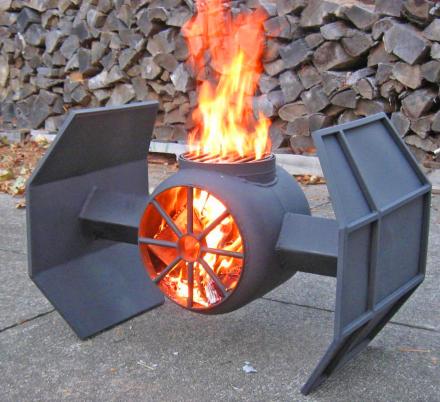 These Incredible Star Wars Tie Fighter Fire Pits Deserve A Spot In Every Geeks Backyard