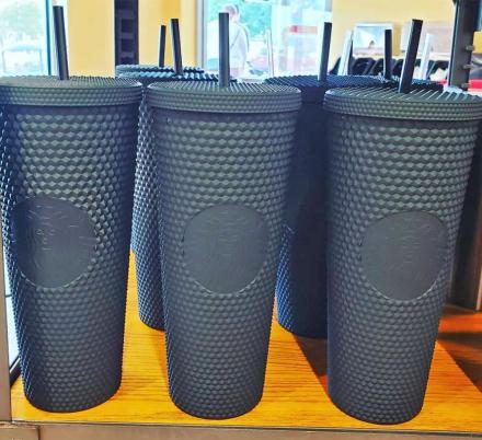 Starbucks Is Selling Matte Black Spiky Cups...Ugh, Yes Please!