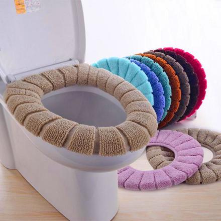 ANCHEER New Bathroom Warmer Soft Toilet Closestool Seat Cover Lid Mat Cushion Pad