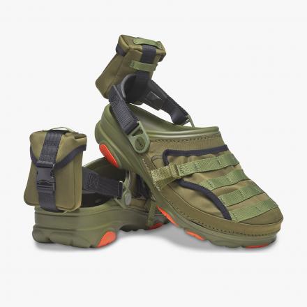 These Tactical Crocs Add Military Style MOLLE Straps and a Storage Pocket To The Iconic Shoe