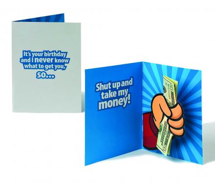 Take My Money Pop-Up Birthday Card (3-Pack)
