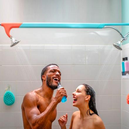 This Tandem Shower Kit Converts Your Shower Head Into a Double Shower Head