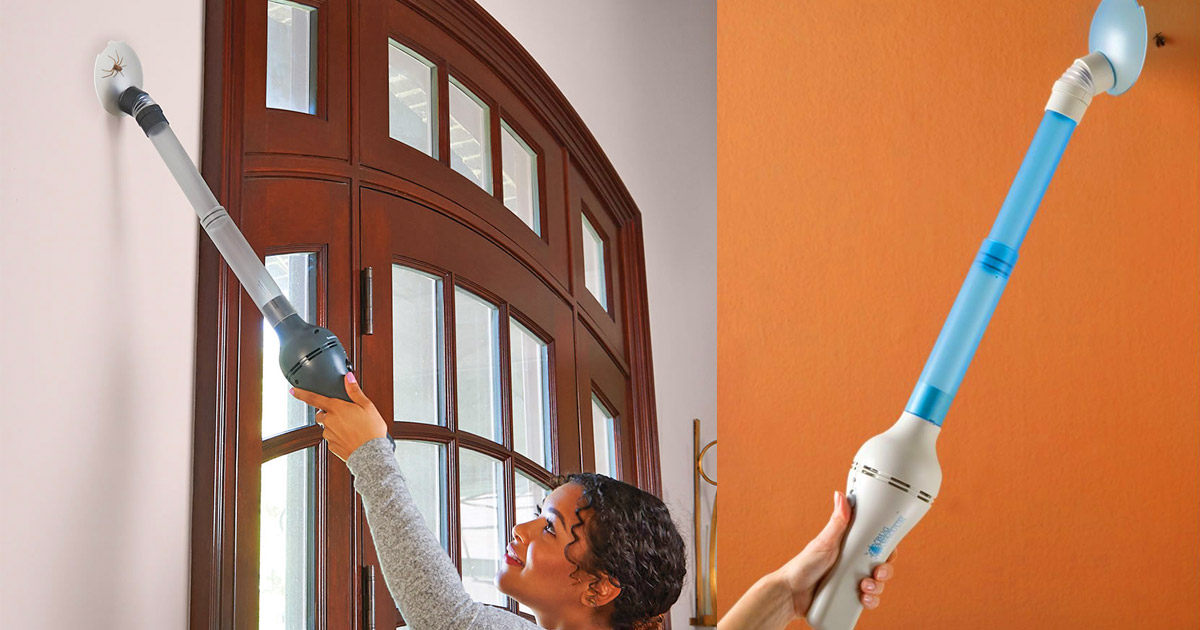 Telescoping Bug Vacuum Lets You Catch Bugs and Spiders From Far Away