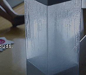 Tempescope: Visualizes The Weather With Real Rain, Clouds, Or Lightning In a Box