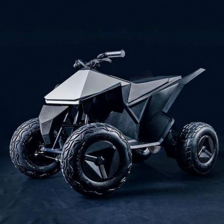 Tesla Is Now Selling an Electric Cybertruck Styled ATV For Kids Called The Cyberquad