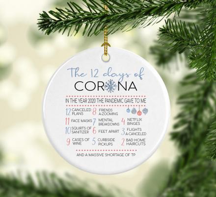 The 12 Days Of Corona Christmas Ornament