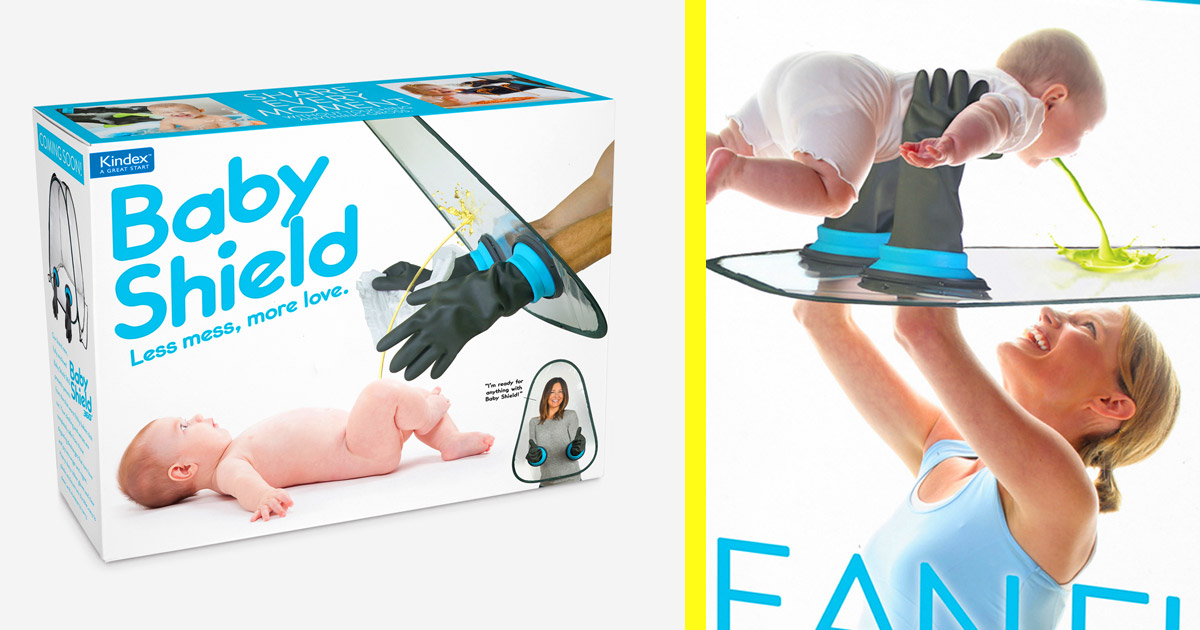 The Baby Shield Offers Less Mess And More Love When Handling Your Baby