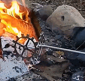 The Gyroaster Turns Your Marshmallow on 2-Axis Rotation For Perfectly Toasted Mallows