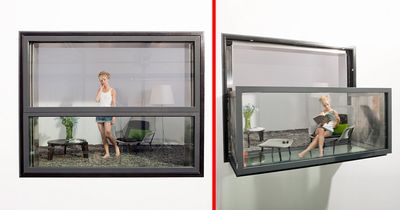 The Innovative Bloomframe Window Balcony Converts From Window To Balcony In Seconds