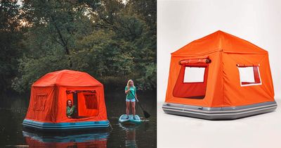 The Shoal Tent Is a Floating Tent That Lets You Sleep on a Lake