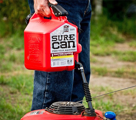 The Sure Can Is The Easiest Way To Fill Your Stuff Up With Gas