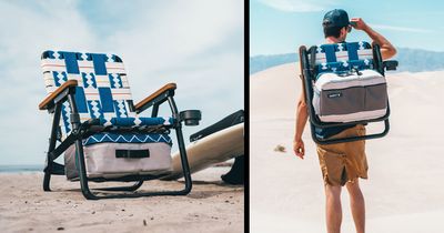 The Voyager Is a 3-in-1 Lawn Chair, Cooler, And Backpack For Your Craziest Sitting Adventures