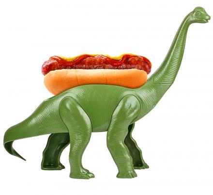 The Weeniesaurus Is a Dinosaur Shaped Snack and Hot Dog Holder