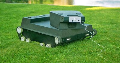 The Yardroid Yard Robot Takes Care Of All Of Your Outdoor Lawn Chores