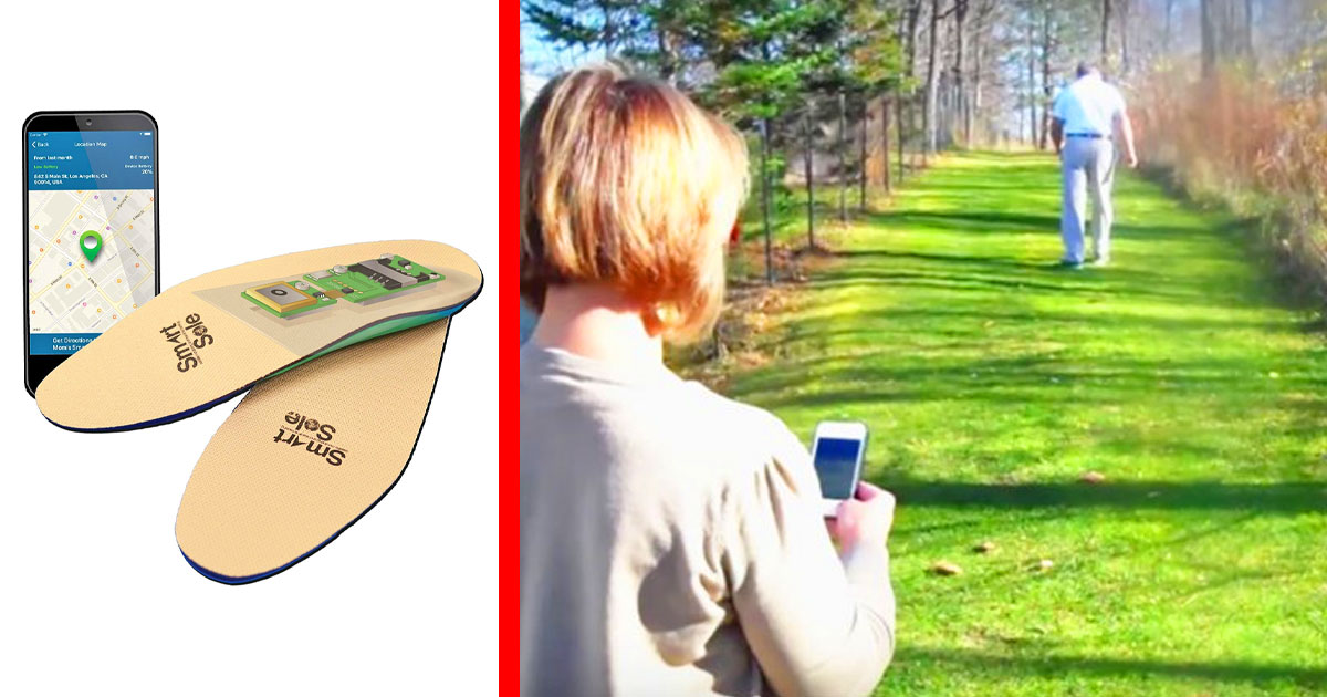 There Are Now GPS Tracking Shoe Insoles For Seniors With Alzheimer’s or