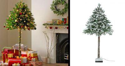 There Are Now Half Christmas Trees That Prevent Your Cats From Ruining Christmas