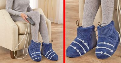 There Are Now Heated Slippers That Also Massage And Compress Your Feet