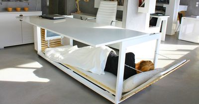 There Are Now Convertible Office Nap Desks That Let You Secretly Sleep At Work