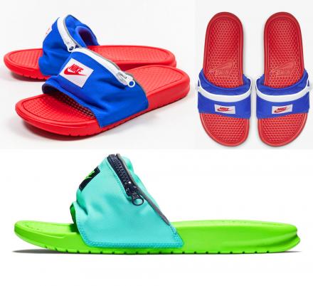 fanny pack flip flops nike