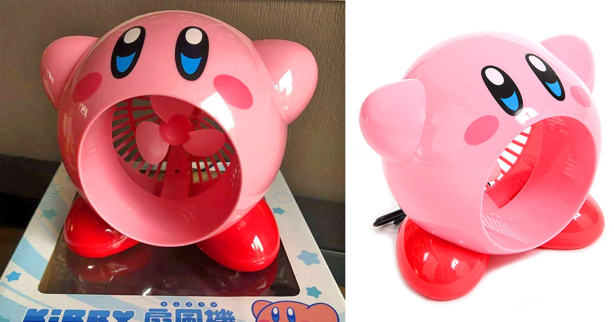 There's a Kirby Fan, and The Design Of It Just Makes Too Much Sense